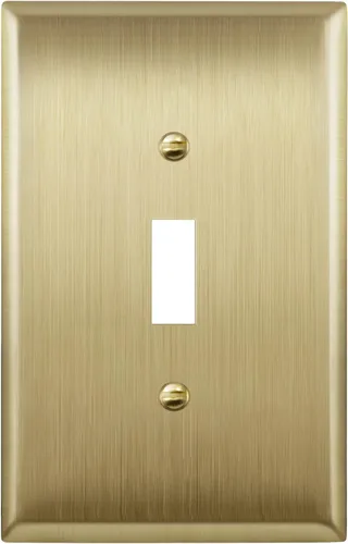 Vista 9 de ENERLITES Placa de pared metálica para interruptor de luz de palanca, cubierta de interruptor de acero inoxidable, resistente a la corrosión
