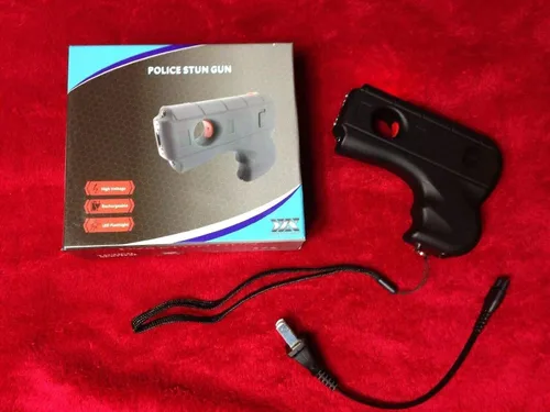Vista 5 de DZS pistola de mano pistola aturdidora luz LED batería recargable