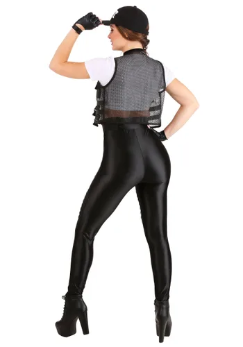 Vista 2 de Disfraz de Equipo S.W.A.T. para Mujer Multicolor