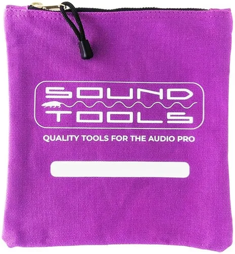 Vista 3 de Paquete de 4 bolsas de lona resistentes para herramientas (morado, verde, amarillo, blanco)