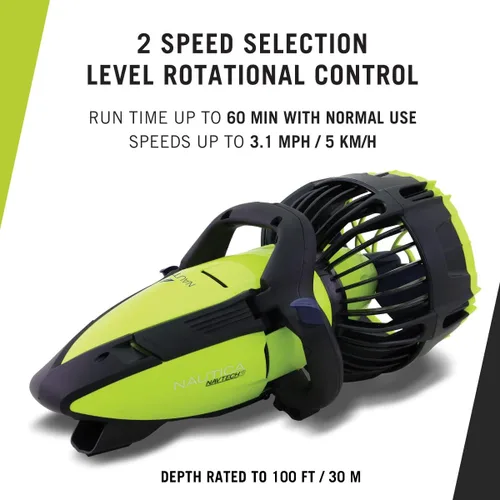 Vista 5 de Nautica J Class Underwater seascooter, Foldable and Travel Ready for Diving, Snorkeling, and Cruising