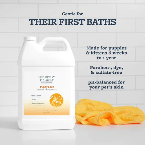 Vista 25 de Veterinary Formula Smart Coat Complex - Champú de avena calmante y desodorizante para perros, 17 onzas líquidas, bicarbonato de sodio elimina