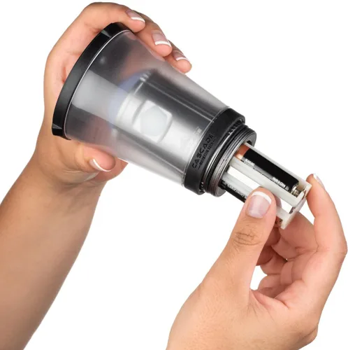 Vista 9 de Cascade Mountain Tech Linterna LED resistente al agua IPX4 de 500 lúmenes con 3 modos de luz para uso al aire libre y de emergencia, paquete de 3