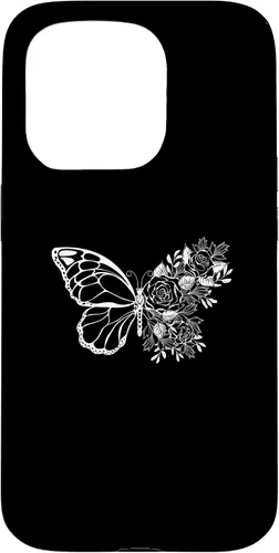 Vista 14 de Butterfly with Flowers Design Butterflies Flower Lover Case for iPhone 16