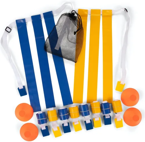 Vista 8 de Champion Sports Quick Release Triple Flag Football Sets (10 and 12 Belts)