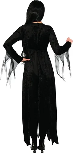 Vista 2 de Disfraz de Morticia Addams para mujer