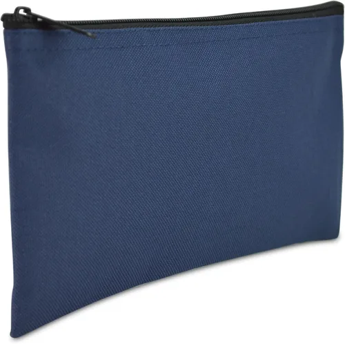 Vista 7 de DALIX Bolsas de banco Bolsa de dinero Depósito de seguridad Utilidad Cremallera Bolsa de monedas en negro