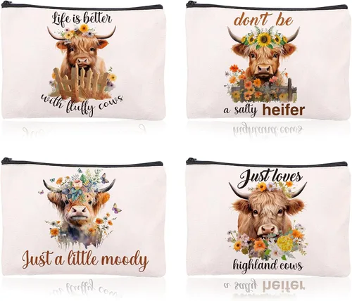 Vista 7 de Decoraciones de fiesta, bolsas de maquillaje, bolsas de regalo de despedida de soltera, decoraciones de fiesta, regalo, lona, cosméticos, viajes