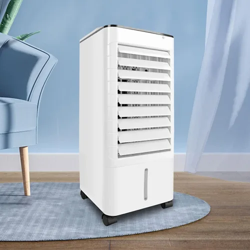 Vista 5 de Enfriador de aire evaporativo, aire acondicionado portátil 3 en 1 sin ventanas, enfriador de pantano de oscilación y humidificación, incluye