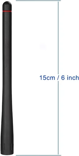 Vista 2 de Bingfu Antena de radio VHF marina de mano VHF 136-174MHz pato de goma SMA antena macho para horizonte estándar HX210 HX870 HX890 HX300 HX380 HX40