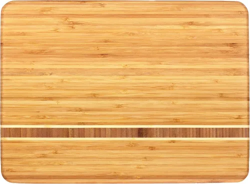 Vista 8 de Totally Bamboo Aruba Tabla de servir y cortar de bambú, 12-1/2" x 8