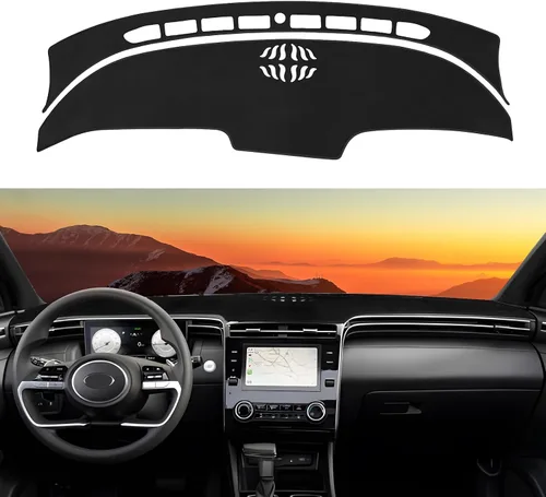 Vista 8 de Tapete de cubierta de salpicadero personalizado para Mazda3 Hatchback, Sedan 2019-2024 2025 2026 (sin HUD), protector antideslizante