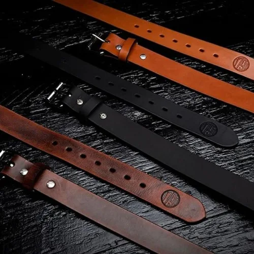 Vista 7 de 1791 GUNLEATHER Cinturón de pistola para hombre - Cinturón de cuero resistente de 14 oz para pistola EDC American steerhide leather EDC gun belt