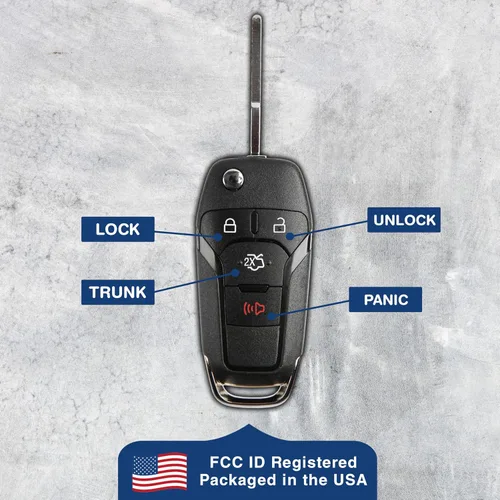Vista 6 de Control remoto de llavero para Ford 2013-2016 (N5F-A08TAA)