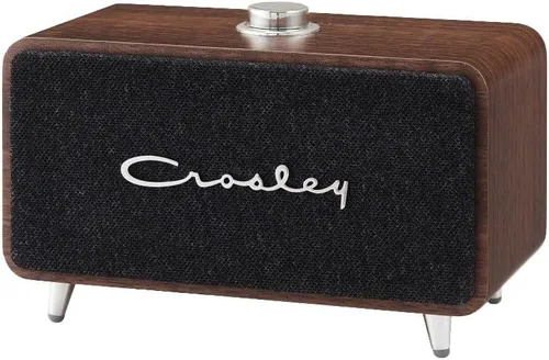 Vista 2 de Crosley CR3049A-WA Stanza Altavoz Bluetooth recargable portátil, nogal