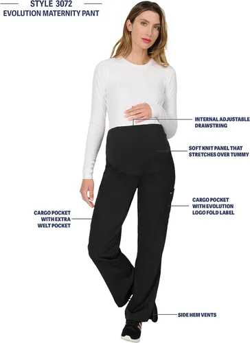 Vista 5 de Pantalón de maternidad elástico en 4 direcciones para mujer