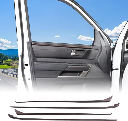 Vista 8 de Aunginsy Tiras de Moldura Interior para Puerta de Coche Compatible con Toyota Tundra 2022 2023 2024 2025 Camioneta Pickup, Moldura Decorativa