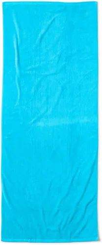 Vista 7 de Lands' End Toalla de playa sólida azul cobalto oscuro 30" x 72