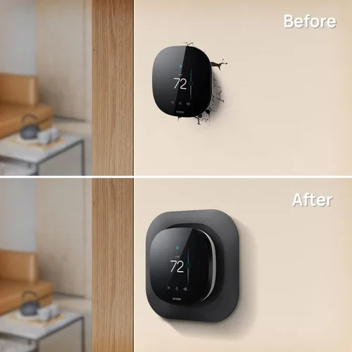 Vista 8 de CaseBot Placa de pared para termostato inteligente Ecobee 2022 Premium y termostato inteligente Ecobee 2022 Enhanced, kit de montaje de soporte
