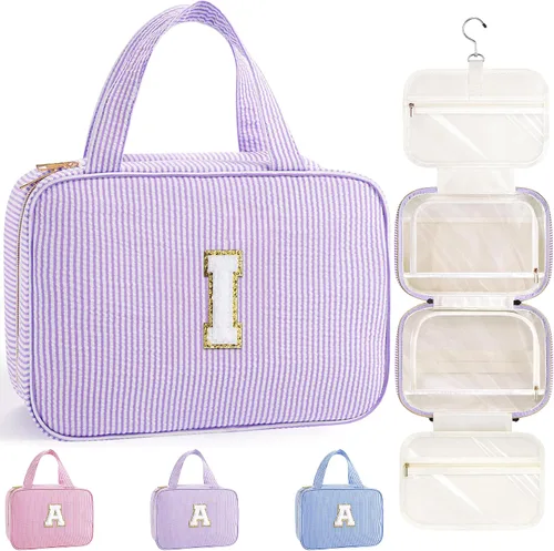 Vista 37 de TOPEAST Regalos de Navidad para Mujeres, Adolescentes y Niñas - Bolsa de Aseo Colgante de Viaje y Bolsa de Maquillaje, Bolsa de Aseo Personalizada