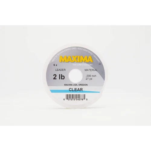 Vista 11 de Maxima Fishing Line Leader Wheel, transparente, 1 libra, 27 yardas
