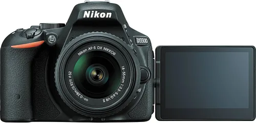 Vista 3 de Nikon D5500 formato DX réflex digital SLR con kit de 18-55 mm VR II (Negro)