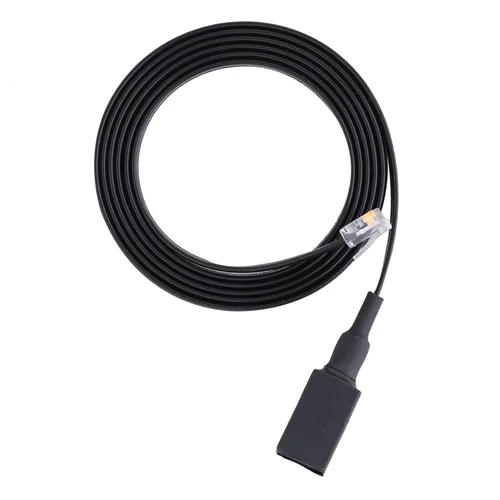 Vista 4 de Cable de extensión de micrófono de mano compatible con Yaesu, separación extraíble de 6 pines de 1.5 M/4.92 pies, compatible con Yaesu FT-7800R