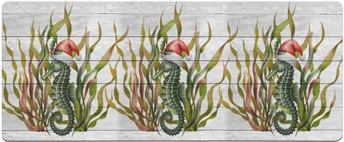 Vista 7 de Tapete de baño de Navidad para bañera, antideslizante, de secado rápido y absorbente, tierra de diatomeas, fregadero, dormitorio, cocina, lavable