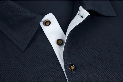 Vista 5 de ZITY Camiseta polo de manga larga para hombre