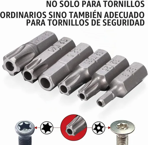 Vista 4 de ARUCMIN Juego de brocas de acero S2 de 214 piezas, juego de brocas con puntas de seguridad