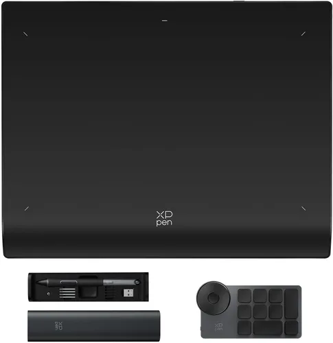 Vista 9 de Tableta de Dibujo Inalámbrica XPPen Deco mini7W Tableta Gráfica Tableta con Lápiz con 8192 Niveles de Presión, Tableta de Artista de 7 x 4 pulgadas