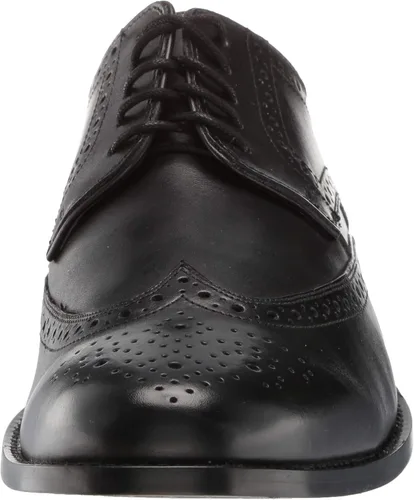 Vista 2 de Nunn Bush Nelson Wing Tip Oxford - Vestido casual con cordones para hombre