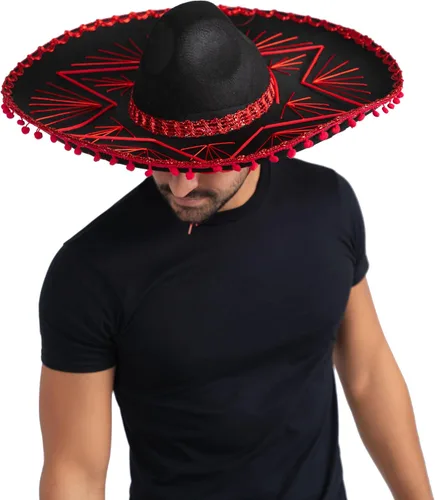 Vista 6 de Dress Up America Sombrero para niños y adultos - Sombreros tradicionales para disfraz de fiesta