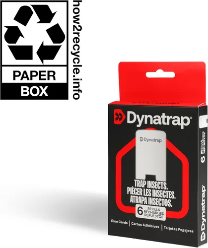 Vista 8 de Dynatrap Recambios de tarjetas de pegamento para interiores Dynatrap Fly Trap modelos DT3007 y DT3007W - 6 tarjetas de pegamento - 23007 - Control