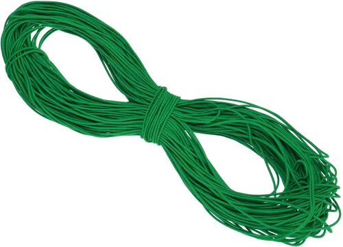 Vista 112 de PATIKIL Cuerda elástica elástica de 109 yardas (328.1 ft), cuerda elástica pesada de 0.059 in, albaricoque para manualidades, correas de gancho