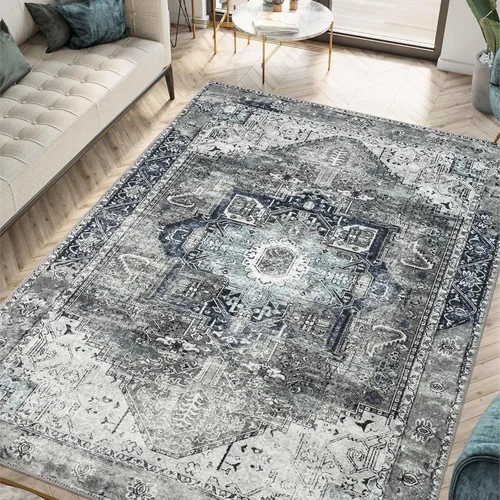 Vista 11 de Keen Home Design - Tapete lavable a máquina con respaldo antideslizante, para entrada, cocina, baño, lavandería, vintage de pelo orto y duradero
