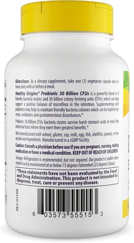 Vista 3 de Probióticos Healthy Origins con treinta mil millones de UFC, Healthy Origins123, 1, 1