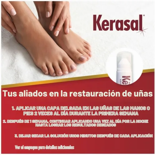 Vista 3 de Kerasal Renovación de uñas y reparación de uñas multiusos Kerasal