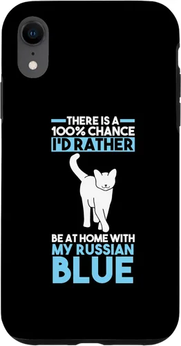 Vista 8 de Funda azul rusa para iPhone 15 Cat