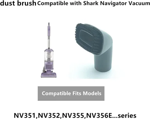 Vista 2 de Cepillo de polvo compatible con aspiradora Shark Navigator, compatible con el modelo NV351, NV352, NV355, NV356E Parte 122FFJ