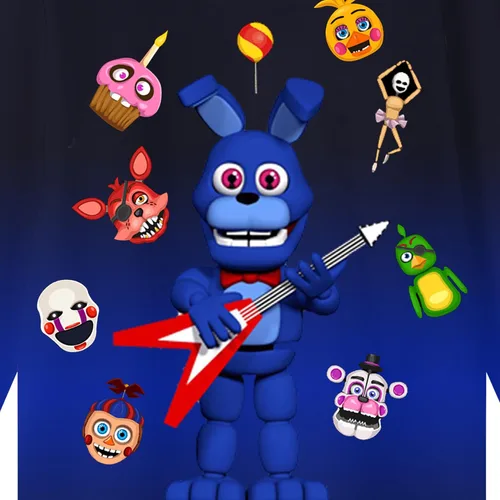 Vista 3 de IbdrY Freddy's - Juego de camisa de juego para niños, camiseta y pantalones, 2 piezas, caricaturas, gráfico, casual, manga larga, ropa para el hogar