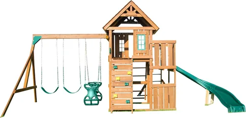 Vista 7 de Swing-N-Slide, conjunto de juegos de cedro