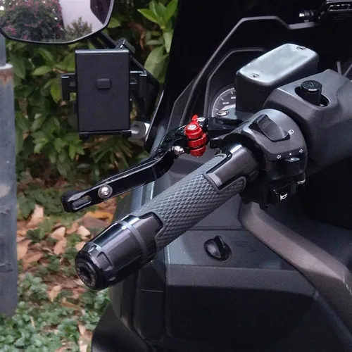 Vista 3 de Tapón de manillar para Yamaha Tracer 7 GT TRACER7 TRACER7GT MT07 MT-07 2021 empuñaduras de manillar de motocicleta antideslizantes empuñaduras