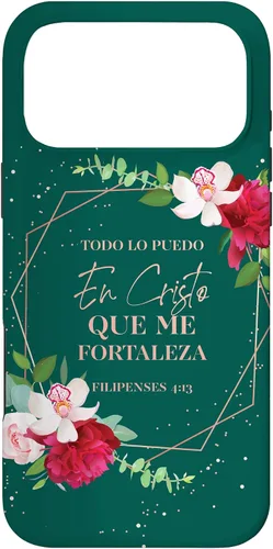 Vista 22 de Regalos Mujer Cristiana Español Versículos de la Biblia Español Funda para iPhone 17