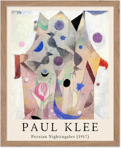 Vista 73 de Poster Master Póster vintage de Paul Klee – Impresión retro de cómicos – Arte de dibujo – Arte abstracto – Regalo para hombres y mujeres – Estilo-09