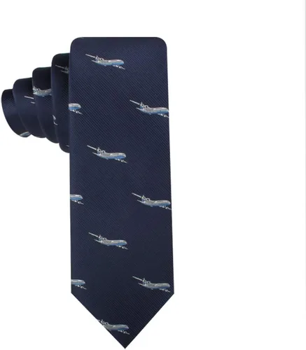 Vista 3 de AUSCUFFLINKS Corbatas deportivas y especiales Corbatas para hombres Lazos tejidos ajustados para el cuello Regalo para colega de trabajo