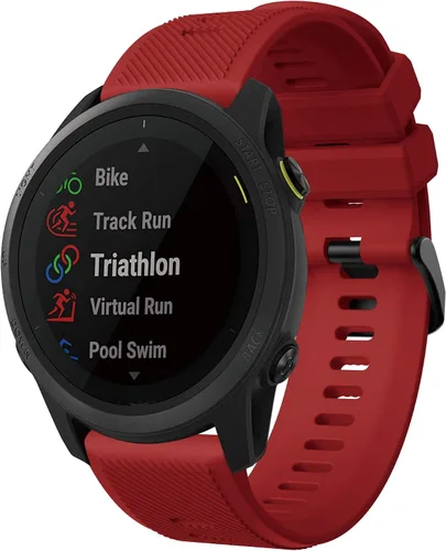 Vista 3 de Senter Correa para Garmin Forerunner 745, correa de repuesto deportiva de silicona suave de 0.866 pulgadas, compatible con reloj inteligente Garmin