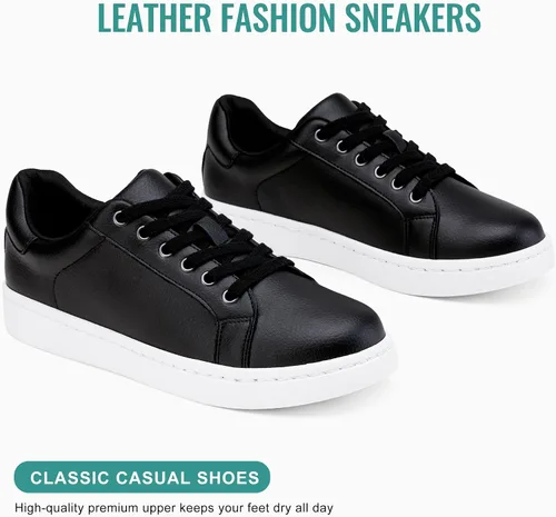 Vista 45 de Vepose Zapatillas de tenis casuales cómodas con cordones 8003 para mujer