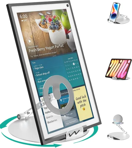 Vista 14 de WALI - Montaje plegable para TV en el techo, con giro y rebatible, para pantallas planas de 17 a 42 pulgadas, hasta 19.9 kg, montaje bajo gabinete
