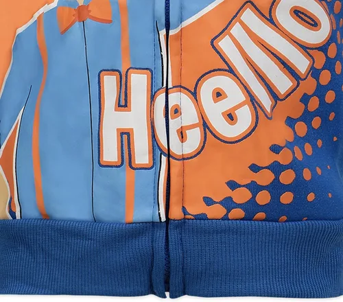 Vista 5 de Blippi Sudadera con capucha y cremallera para niños pequeños y niños grandes - Azul